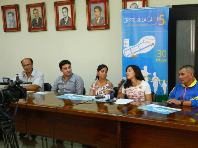 Ibarra.- En rueda de prensa se brindaron los detalles de la competencia. |Foto: Cortesía