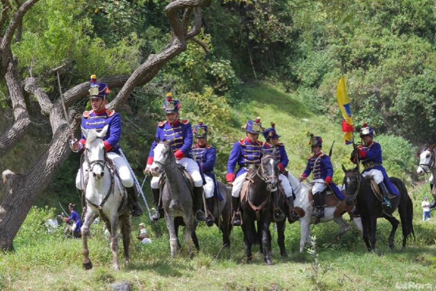 Ibarra.- La Batalla de Ibarra, es la única que combatió personalmente el Libertador Simón Bolívar | Foto: Archivo