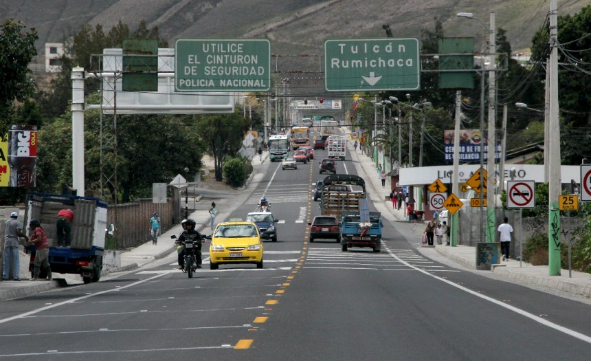Ibarra.- La panamericana norte estará vigilada en algunos puntos. Se realizarán contraflujos de acuerdo a la demanda. |Foto: Alex Godoy/ImbaburaHoy 