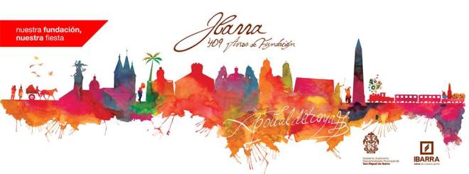 Ibarra.- Captura de pantalla del afiche oficial de fiestas de Ibarra. 