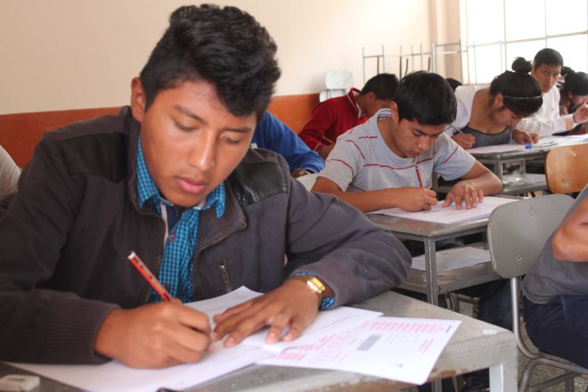 Ibarra.- El ENES es un instrumento que explora los procesos cognitivos esenciales para cursar con éxito la educación superior. |Foto: Cortesía 