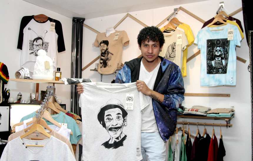 Cotacachi.- Rebe-Lion, lleva 2 años en el mercado y sus planes de expansión contemplan llevar su marca al exterior. |Foto: Alex Godoy R/ImbaburaHoy
