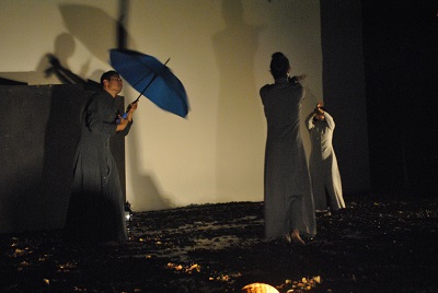 Ibarra.- La puesta en escena se la realizó en el teatro Gran Colombia de Ibarra. |Foto: Cortesía GAD Ibarra